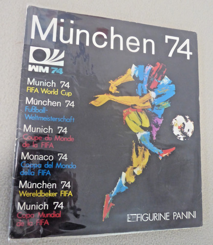 Album panini mondiali 1974 - album, wc