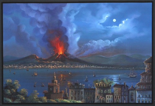 Napoli vesuvio guazzo - napoli,