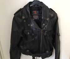Giubbino vera pelle W.R.K Piragino Milano Italy anni 80 Real Leather Jacket