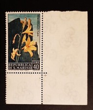 Francobolli San Marino Fiori