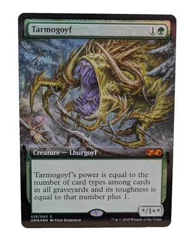 Tarmogoyf foil extended art - tarmogoyf,