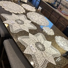 Set/7 centrini vintage