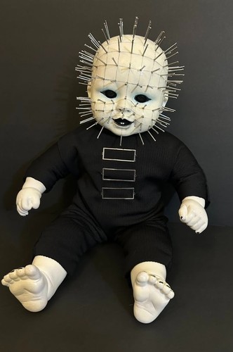 Ooak creepy horror art doll - horror,
