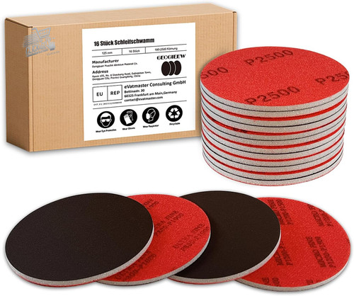 Spugne abrasive velcrate - 16,