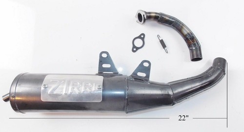 Marmitta racing zirri - racing, l=22"