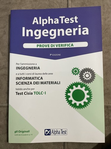 Alpha test ingegneria prove - alpha,