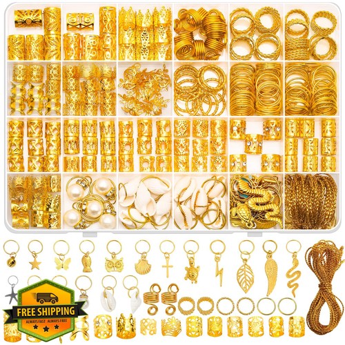Qinzave 285pcs oro capelli - oro,