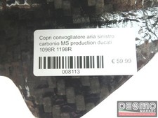 Coppia copri convogliatori aria carbonio ATR ducati 1098R 1198R *008110*