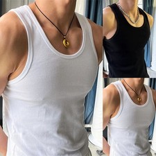 Canotta senza maniche scollo a