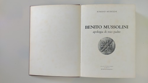 Libro benito mussolini - benito,