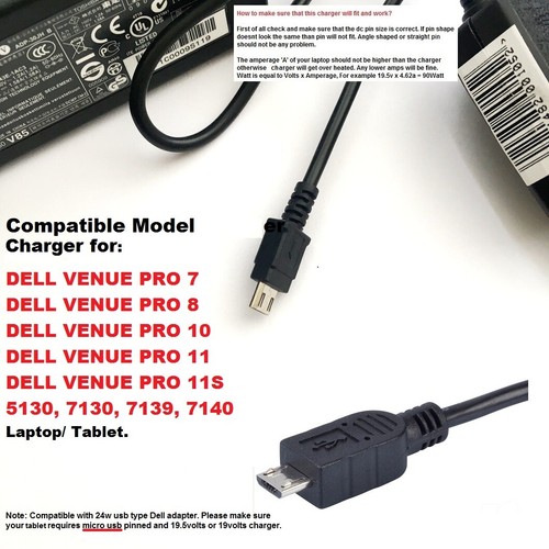 Caricabatteria per dell venue - per,