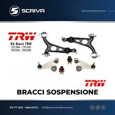 KIT 4 BRACCI ALFA 147 156 GT ANTERIORI SUPERIORI E INFERIORI ORIGINALI TRW