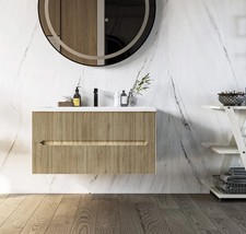 Mobile bagno teak 90x46