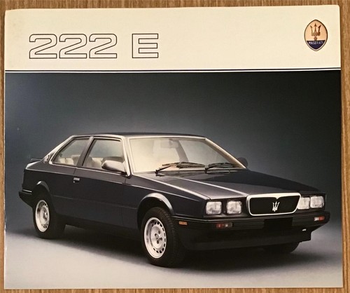 Brochure vendita auto - , maserati