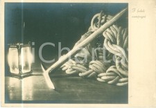 1941 MILANO I fedeli compagni del minatore Piccone lanterna *Cartolina FG VG