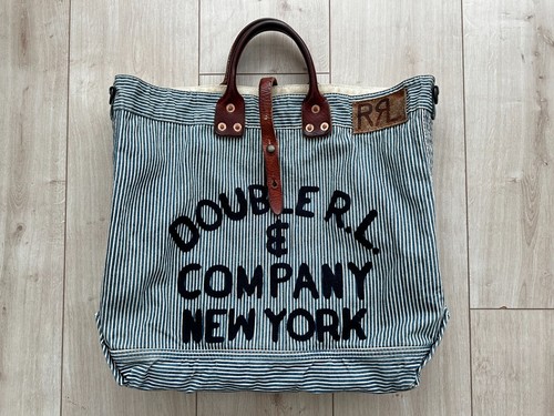 Borsa tote rrl - hickory, righe