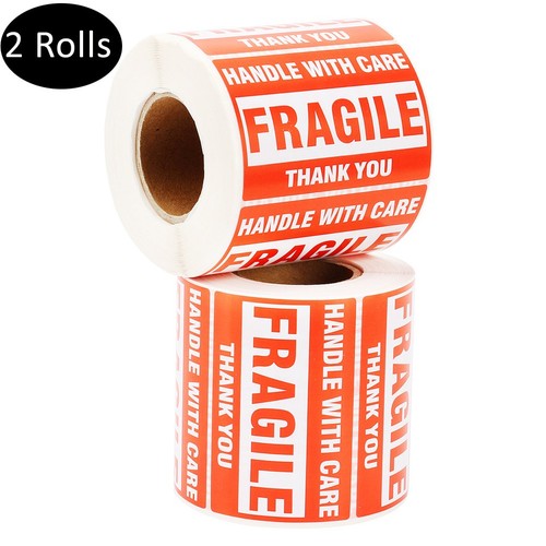 Rotoli adesivi 2x3 fragili - rotoli,