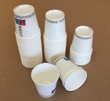 500 bicchieri di carta bianchi