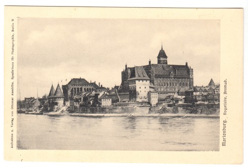 Cartolina marienburg westpr - marienburg,