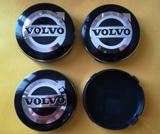 Set 4 Tappi Coprimozzo COMPATIBILI VOLVO C30 S40 V50 C70 S60 Cerchi Lega 64 mm