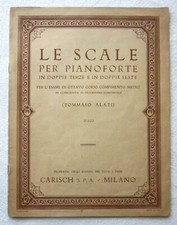 LE SCALE PER PIANOFORTE in doppie terze e in doppie seste TOMMASO ALATI -Carisch