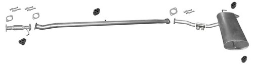 Scarico completo per hyundai - scarico,
