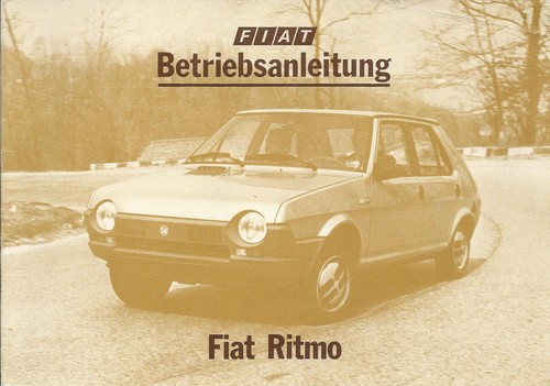 Fiat ritmo manuale - fiat,