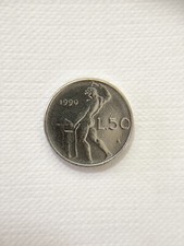 Rara Micro moneta 50 lire