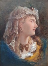 Quadro 19esimo secolo Ritratto
