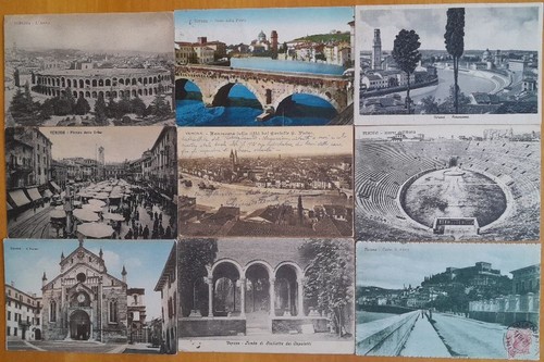 Antiche cartoline verona - antiche,