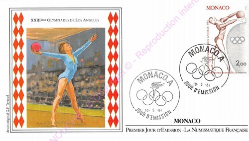 Busta fdc monaco xxiii - busta,