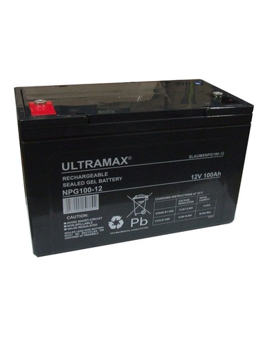 Batteria ultramax 12v 100a - batteria,