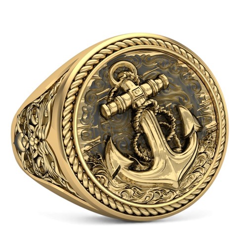 Anello ancoraggio uomo - anello, di