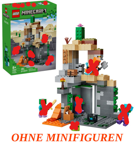 Lego minecraft 21587 zombie - lego®,