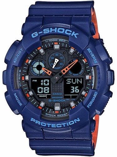 Casio shock 100l - g-shock, ga-100l-2aer