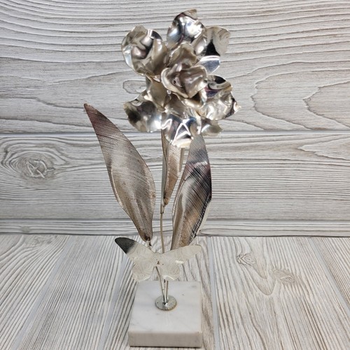 Metalart scultura fiore - scultura,