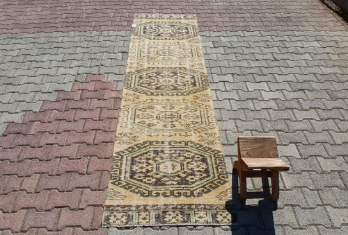 Tappeto runner turco - , vintage