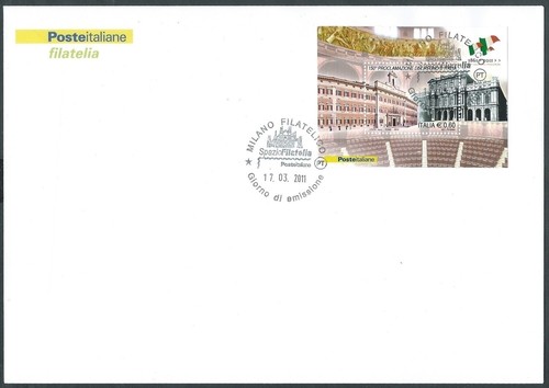 2011 italia fdc - 2011,