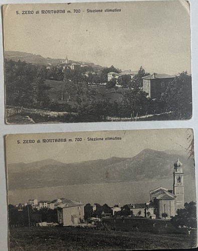 Set due cartoline antiche san - set,