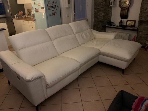 Divano pelle federici usato - pelle,