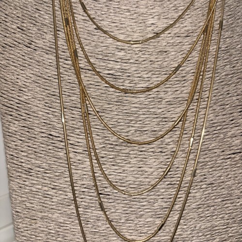 Collana monet placcata - monet, oro