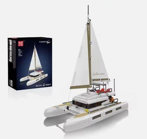 Catamarano nave barca blocchi