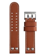 Cinturino in pelle marrone