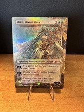 Miku, Divine Diva ( Elspeth Tirel ) FOIL - NM - ENG - Secret Lair MTG