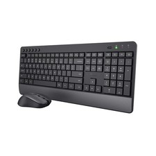 Trust Tastiera Wireless QWERTY Italiana con Mouse Inclusi Nero