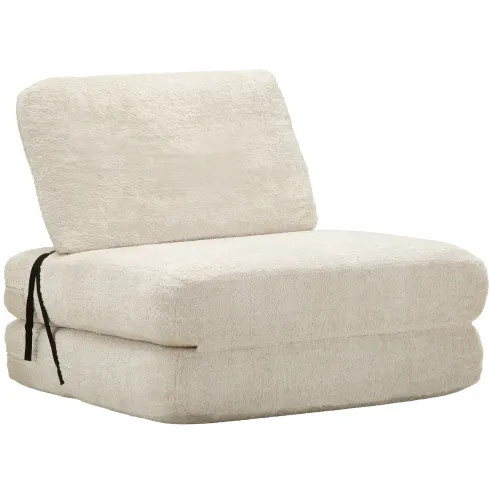 Poltrona letto bouclé - poltrona,