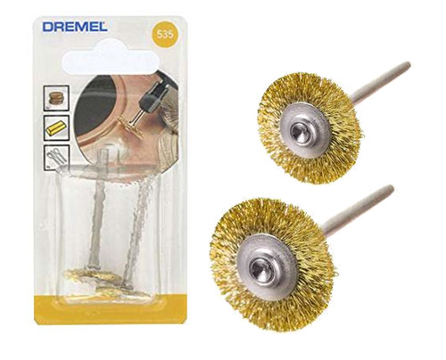 Spazzola ottone dremel - spazzola, per