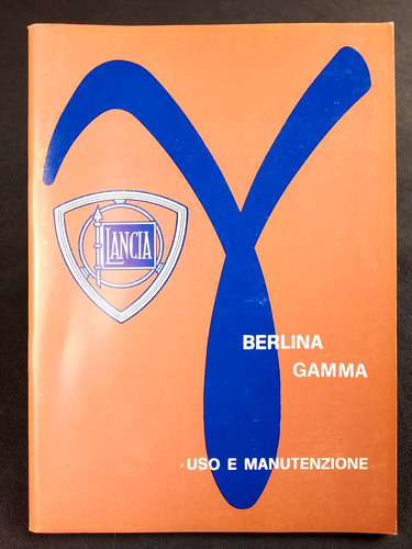 Lancia berlina gamma manuale - berlina,