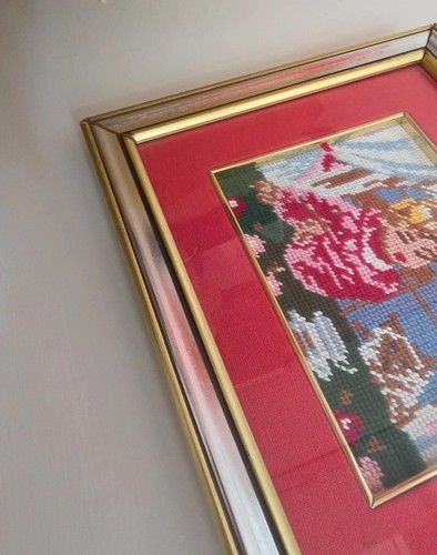 Quadro ricamo punto - quadro, a