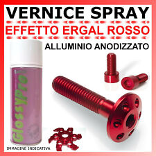 VERNICE SPRAY EFFETTO ERGAL ROSSO - ALLUMINIO ANODIZZATO 400ml. PROFESSIONALE